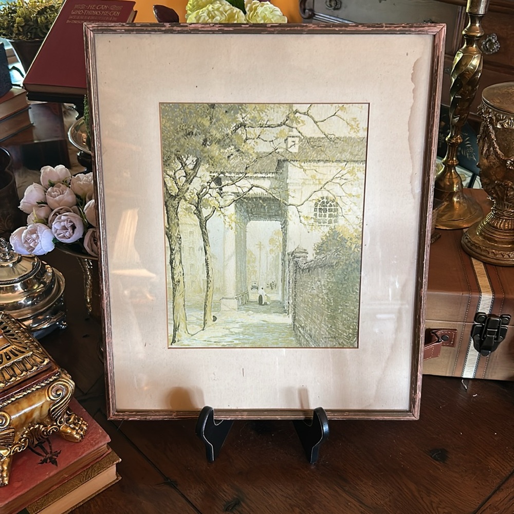 Vintage Charleston, S.C. Print by Alfred Hutty - Picture 8 of 8